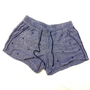 Old navy embroidered cotton summer shorts
